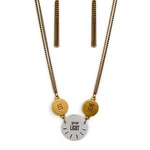 Paparazzi Shine Your Light Silver Necklace P2WH-SVXX-343XX